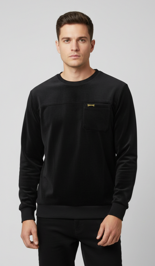 Imported corduroy sweatshirt